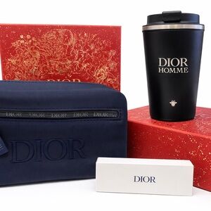 Dior Homme Gift set pouch and  Travel tumbler